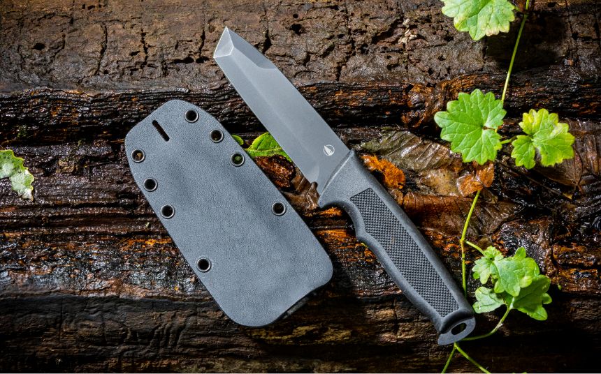 Strong Buddy 2 combat knife with extremely robust Tanto blade